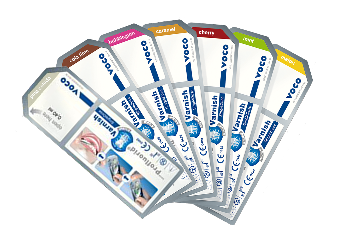 Fanned out PFV with flavor names inverted icon